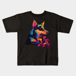 Australian Kelpie Mothers Day Kids T-Shirt